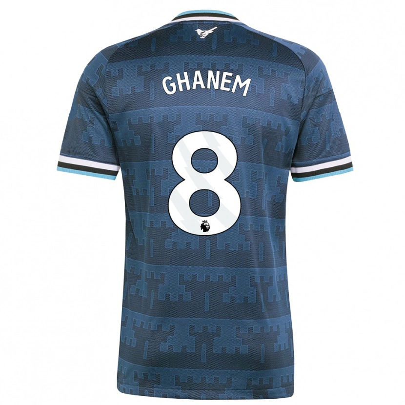 Danxen Herren Muawiya Ghanem #8 Gelb Schwarz Blau Auswärtstrikot Trikot 2026/27 T-Shirt