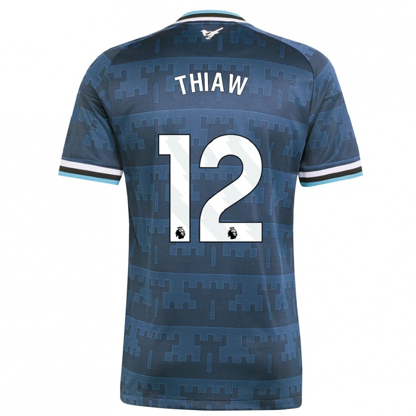 Danxen Herren Malick Thiaw #12 Gelb Schwarz Blau Auswärtstrikot Trikot 2026/27 T-Shirt
