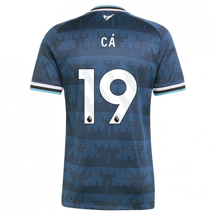 Danxen Herren Afner Cá #19 Gelb Schwarz Blau Auswärtstrikot Trikot 2026/27 T-Shirt