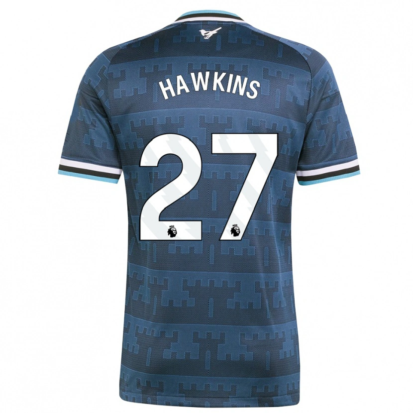 Danxen Herren Hannah Hawkins #27 Gelb Schwarz Blau Auswärtstrikot Trikot 2026/27 T-Shirt
