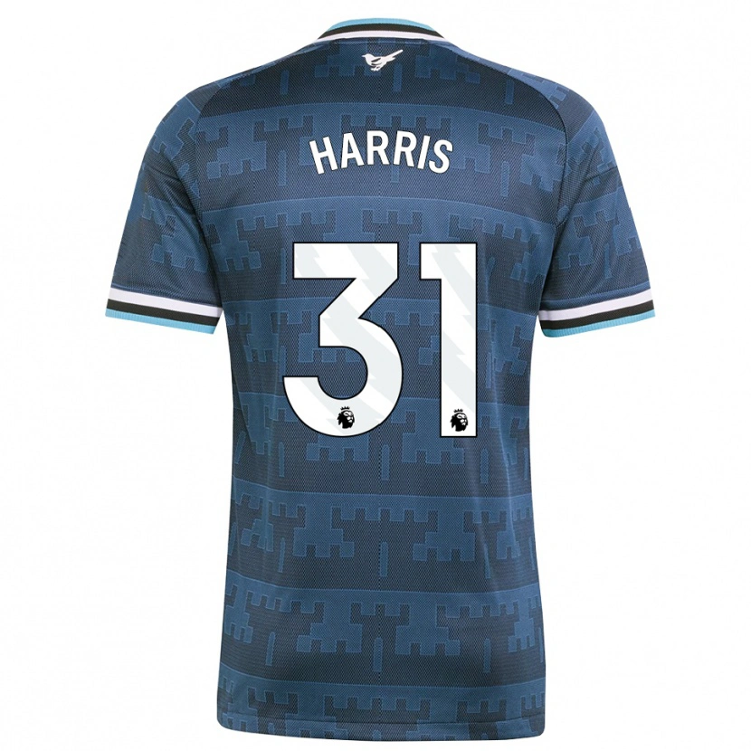 Danxen Herren Aidan Harris #31 Gelb Schwarz Blau Auswärtstrikot Trikot 2026/27 T-Shirt