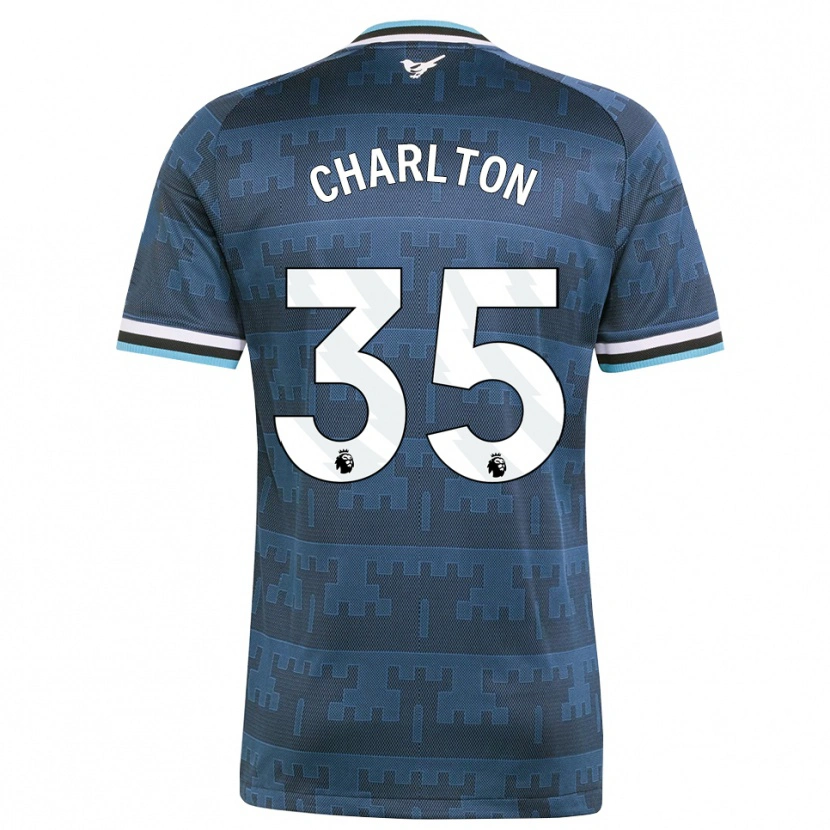 Danxen Herren Dylan Charlton #35 Gelb Schwarz Blau Auswärtstrikot Trikot 2026/27 T-Shirt