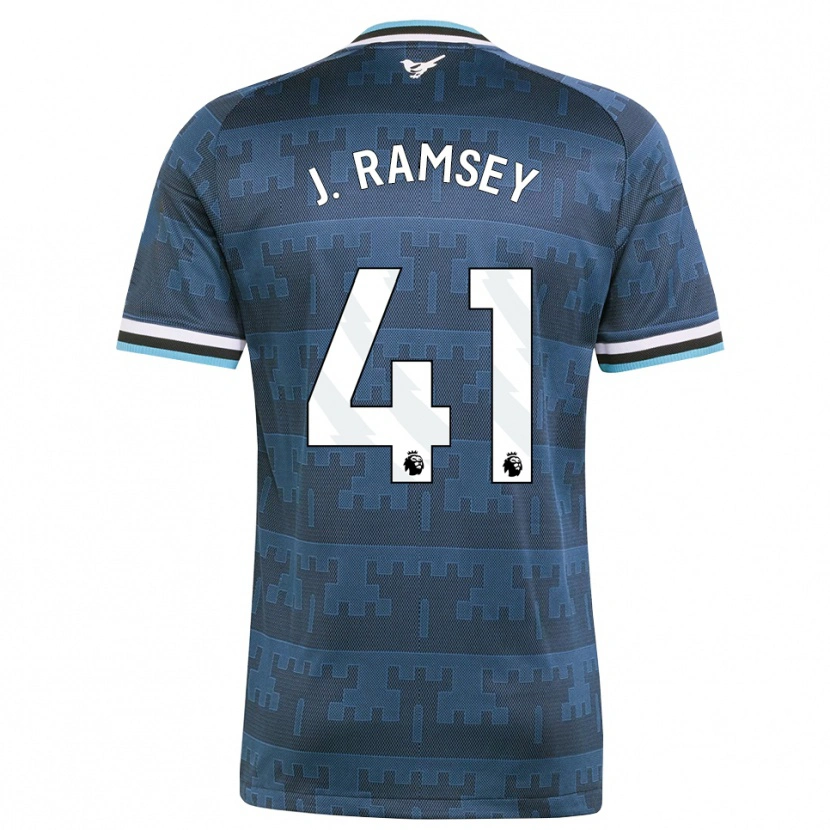 Danxen Herren Jacob Ramsey #41 Gelb Schwarz Blau Auswärtstrikot Trikot 2026/27 T-Shirt