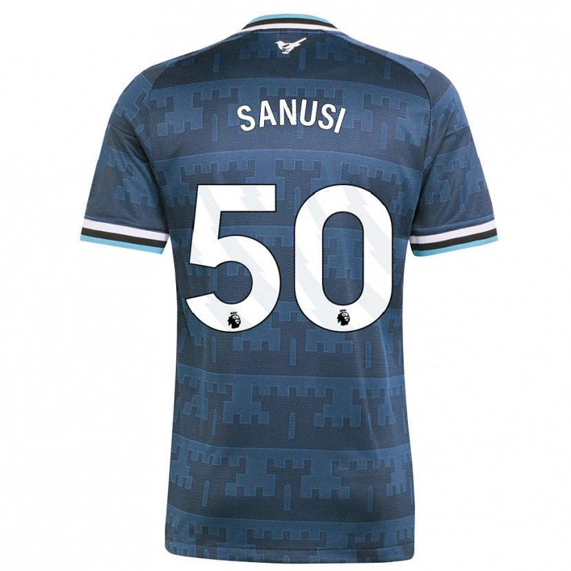 Danxen Herren Trevan Sanusi #50 Gelb Schwarz Blau Auswärtstrikot Trikot 2026/27 T-Shirt