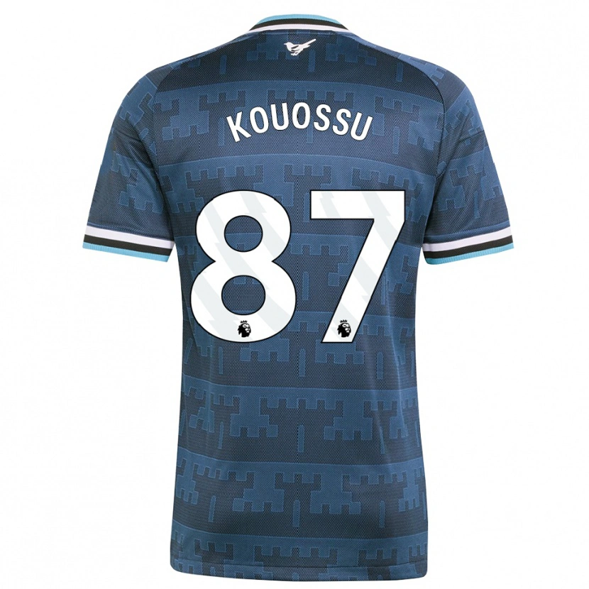 Danxen Herren Jayden Kouossu #87 Gelb Schwarz Blau Auswärtstrikot Trikot 2026/27 T-Shirt