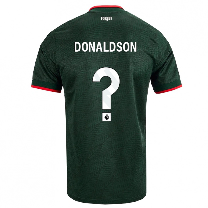Danxen Herren Mason Donaldson #0 Dunkelgrün Rot Auswärtstrikot Trikot 2026/27 T-Shirt