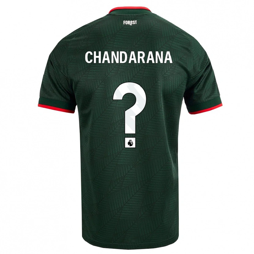 Danxen Herren Millie Chandarana #0 Dunkelgrün Rot Auswärtstrikot Trikot 2026/27 T-Shirt