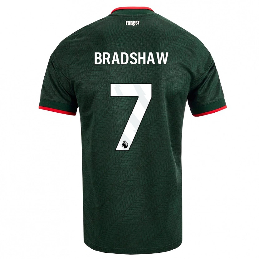 Danxen Herren Kanye Bradshaw #7 Dunkelgrün Rot Auswärtstrikot Trikot 2026/27 T-Shirt