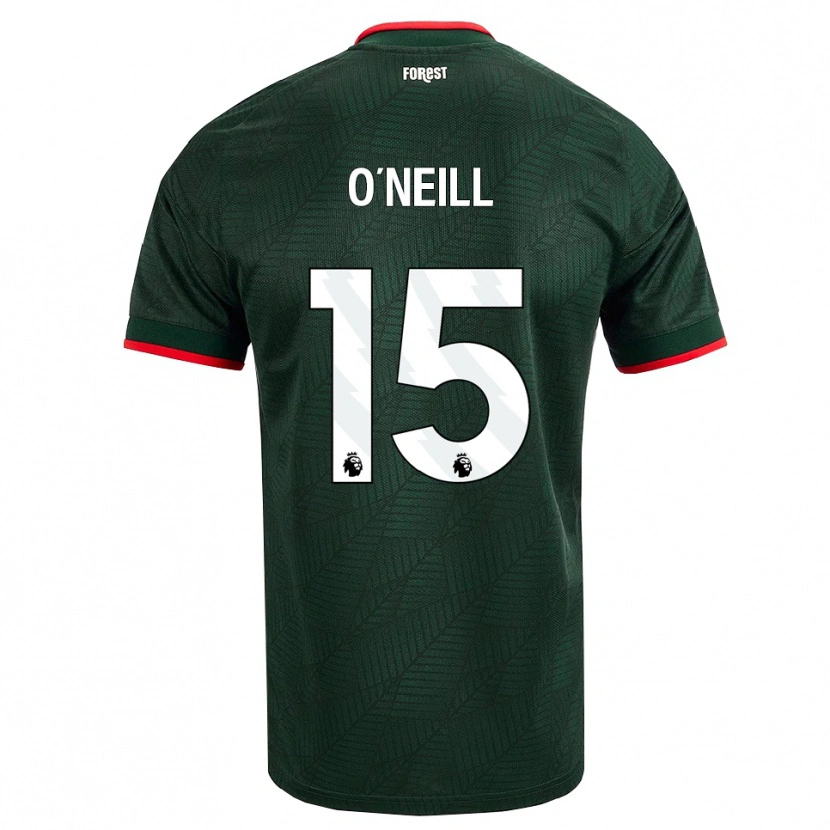 Danxen Herren Laura-Jayne O'neill #15 Dunkelgrün Rot Auswärtstrikot Trikot 2026/27 T-Shirt