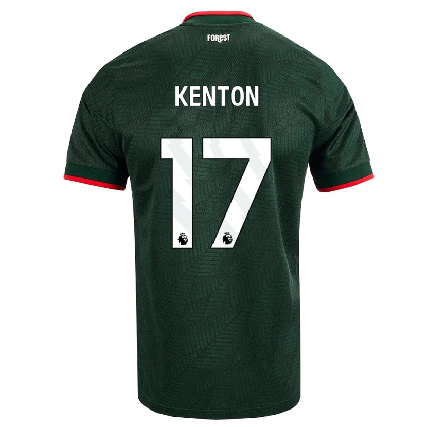 Danxen Herren Kamai Kenton #17 Dunkelgrün Rot Auswärtstrikot Trikot 2026/27 T-Shirt