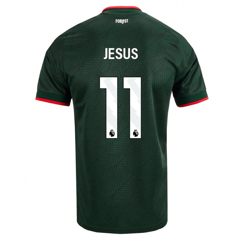 Danxen Herren Igor Jesus #11 Dunkelgrün Rot Auswärtstrikot Trikot 2026/27 T-Shirt