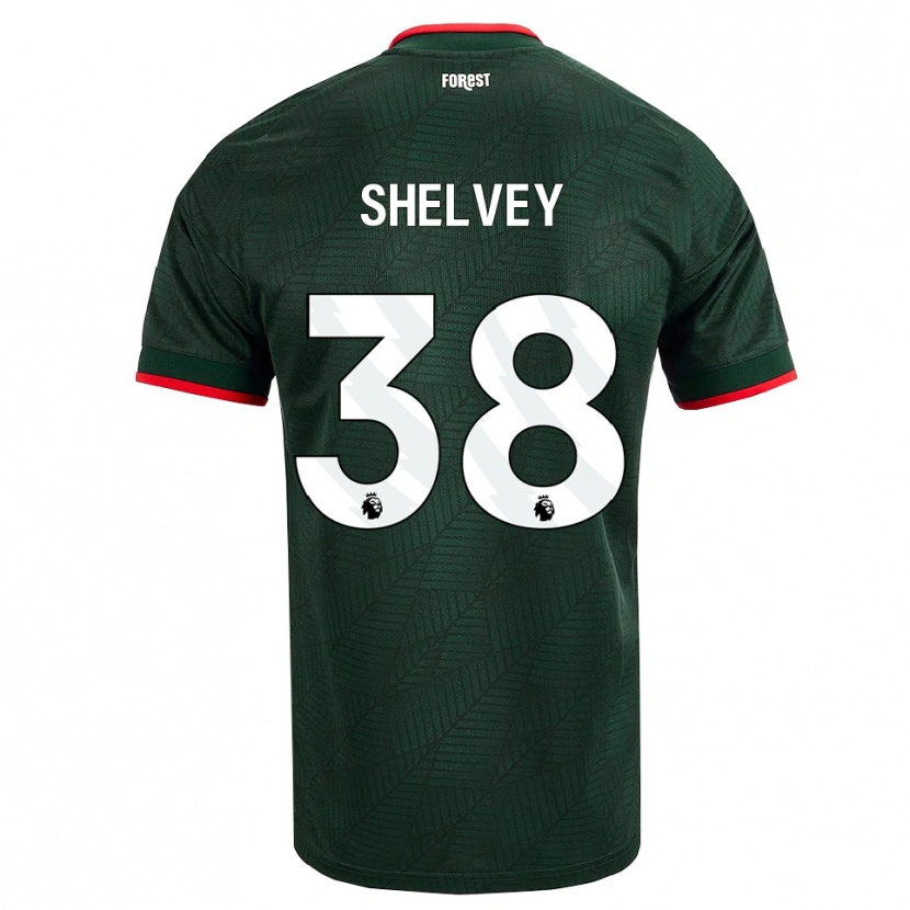 Danxen Herren George Shelvey #38 Dunkelgrün Rot Auswärtstrikot Trikot 2026/27 T-Shirt