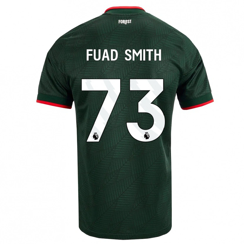 Danxen Herren Fuad Smith #73 Dunkelgrün Rot Auswärtstrikot Trikot 2026/27 T-Shirt