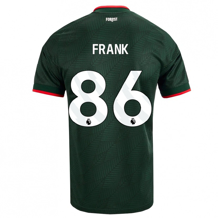 Danxen Herren Frank Djamna #86 Dunkelgrün Rot Auswärtstrikot Trikot 2026/27 T-Shirt
