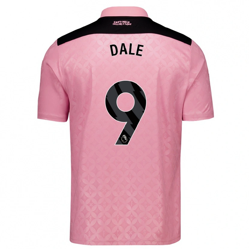 Danxen Herren Eleanor Dale #9 Hellrosa Schwarz Auswärtstrikot Trikot 2026/27 T-Shirt