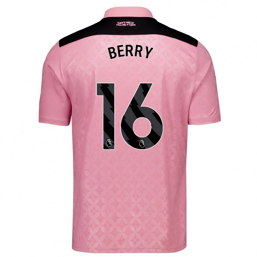 Danxen Herren Ethan Berry #16 Hellrosa Schwarz Auswärtstrikot Trikot 2026/27 T-Shirt