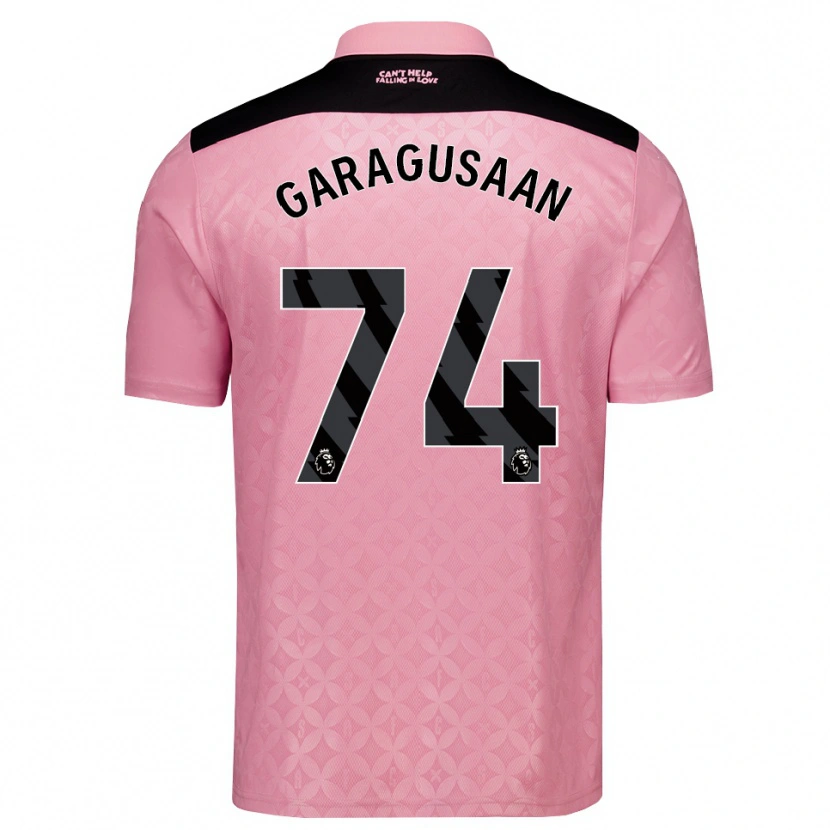 Danxen Herren Finn Geragusyan #74 Hellrosa Schwarz Auswärtstrikot Trikot 2026/27 T-Shirt