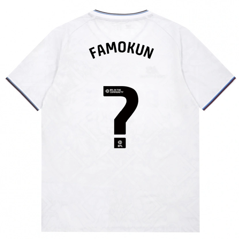 Danxen Herren Emmanuel Famokun #0 Burgund Weiß Auswärtstrikot Trikot 2026/27 T-Shirt