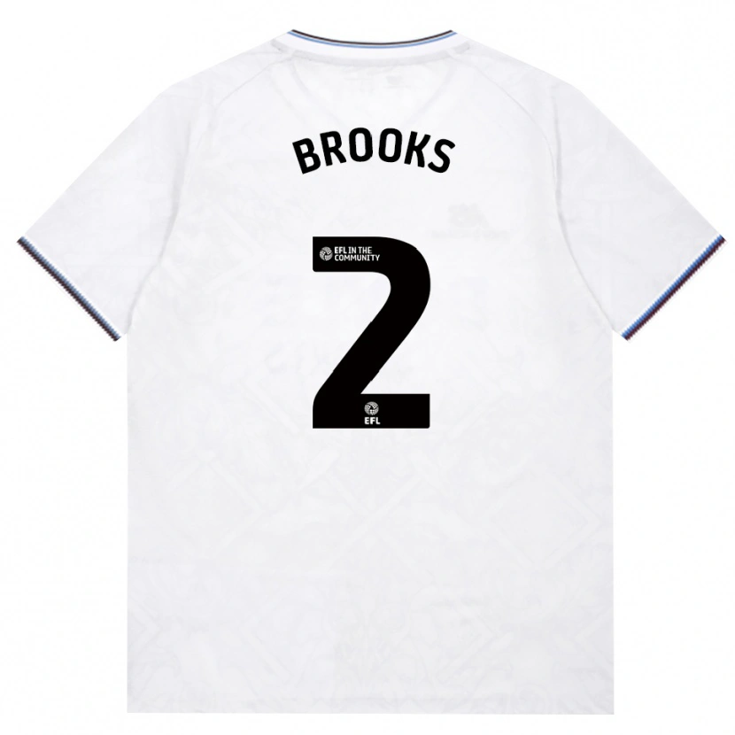 Danxen Herren Connor Brooks #2 Burgund Weiß Auswärtstrikot Trikot 2026/27 T-Shirt