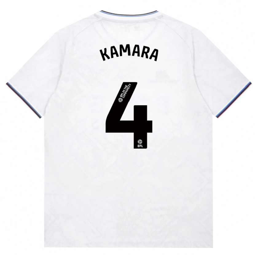 Danxen Herren Aaron Kamara #4 Burgund Weiß Auswärtstrikot Trikot 2026/27 T-Shirt