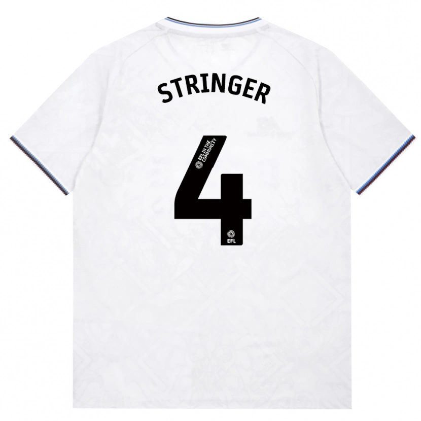 Danxen Herren Abbey Leigh Stringer #4 Burgund Weiß Auswärtstrikot Trikot 2026/27 T-Shirt