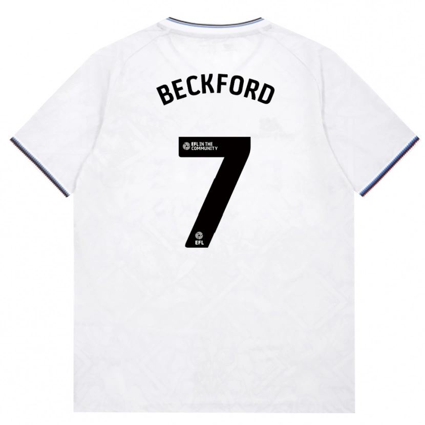 Danxen Herren Lewis Beckford #7 Burgund Weiß Auswärtstrikot Trikot 2026/27 T-Shirt