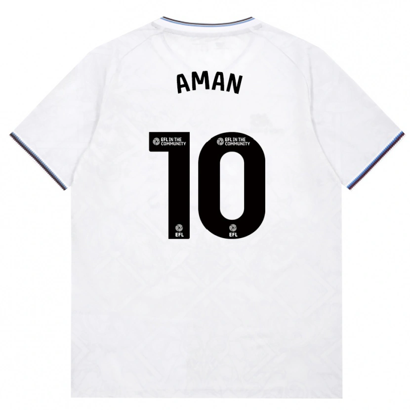 Danxen Herren Abdulkareem Aman #10 Burgund Weiß Auswärtstrikot Trikot 2026/27 T-Shirt