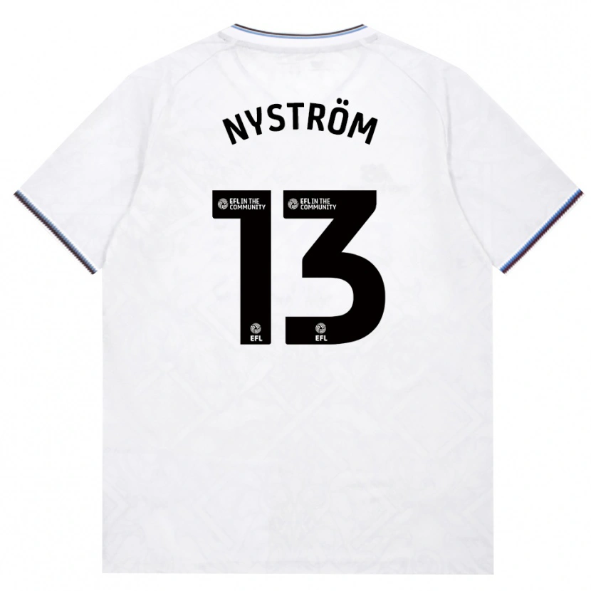 Danxen Herren Eva Nyström #13 Burgund Weiß Auswärtstrikot Trikot 2026/27 T-Shirt