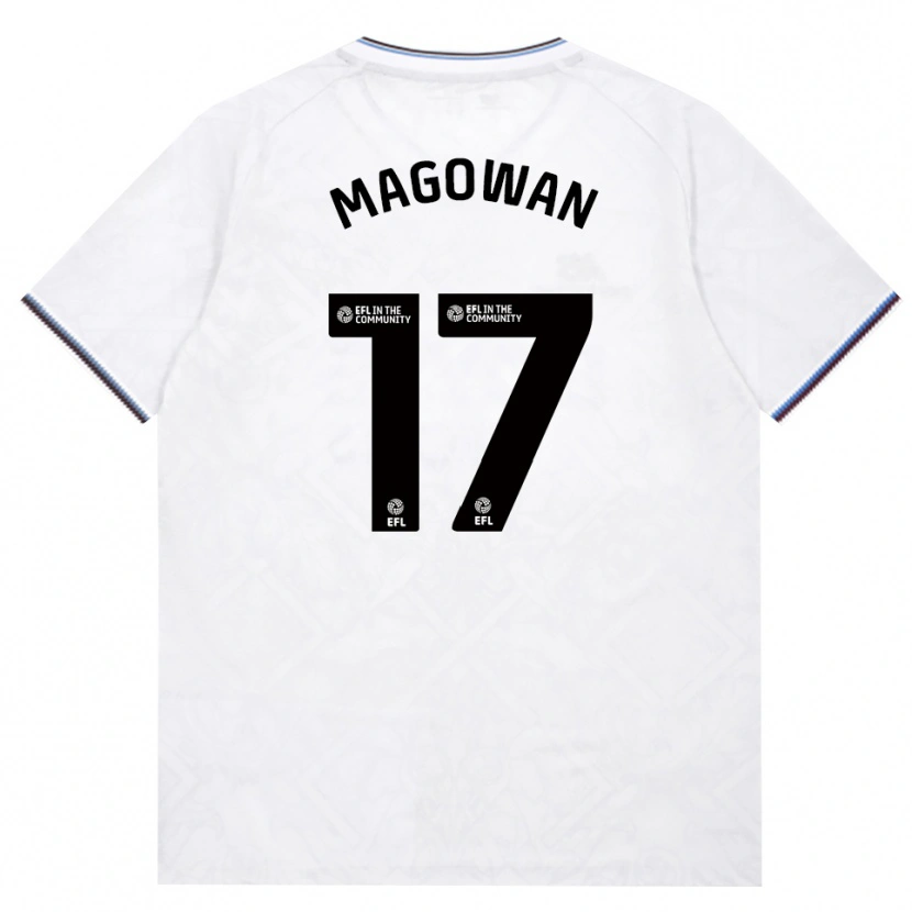 Danxen Herren Zak Magowan #17 Burgund Weiß Auswärtstrikot Trikot 2026/27 T-Shirt