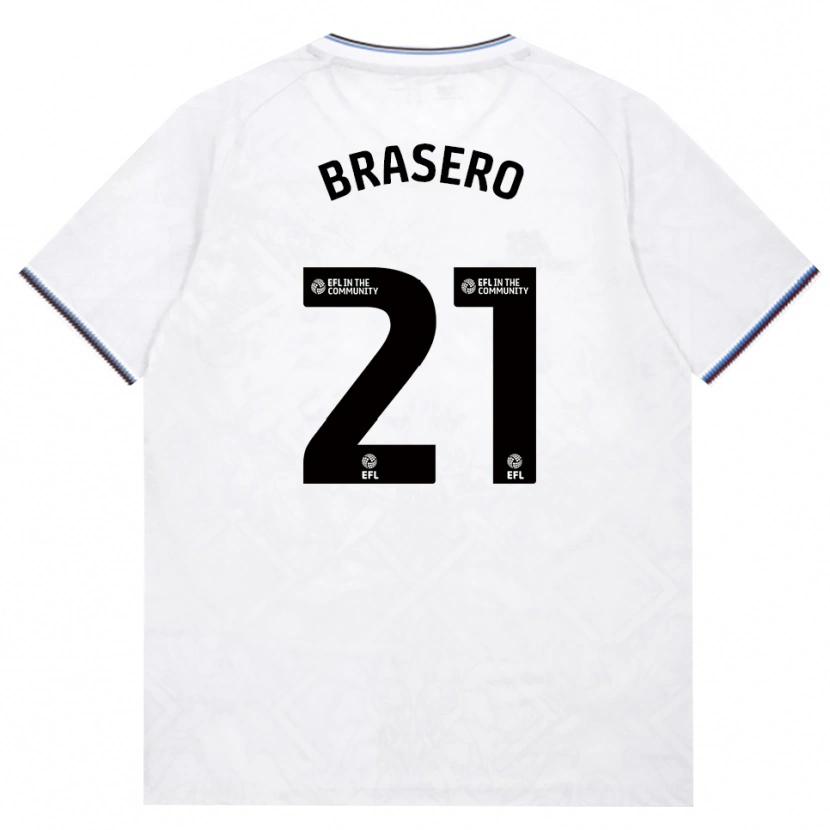 Danxen Herren Sarah Brasero-Carreira #21 Burgund Weiß Auswärtstrikot Trikot 2026/27 T-Shirt