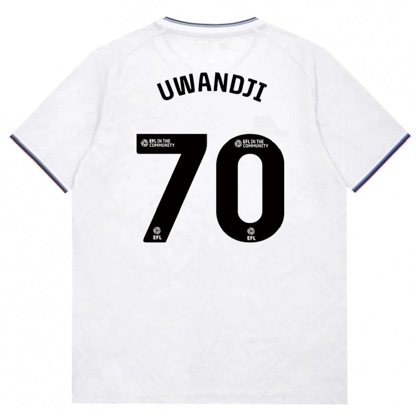 Danxen Herren Blaise Uwandji #70 Burgund Weiß Auswärtstrikot Trikot 2026/27 T-Shirt