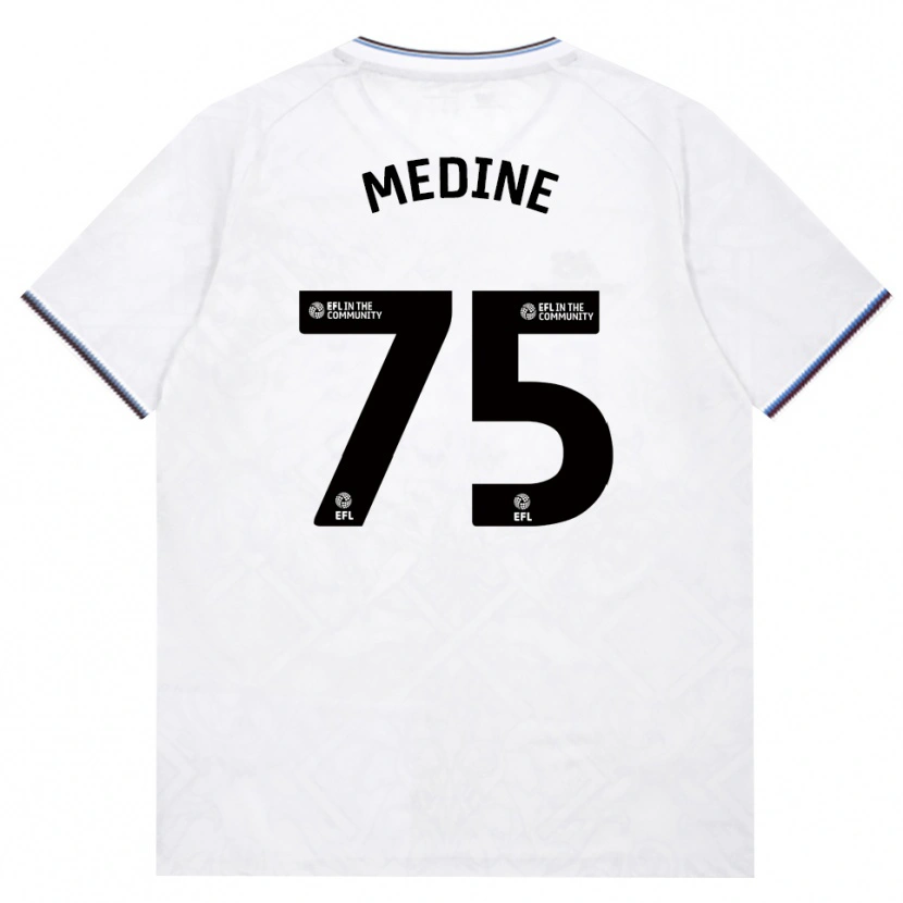 Danxen Herren Jethro Medine #75 Burgund Weiß Auswärtstrikot Trikot 2026/27 T-Shirt