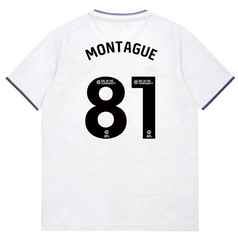 Danxen Herren Harry Montague #81 Burgund Weiß Auswärtstrikot Trikot 2026/27 T-Shirt