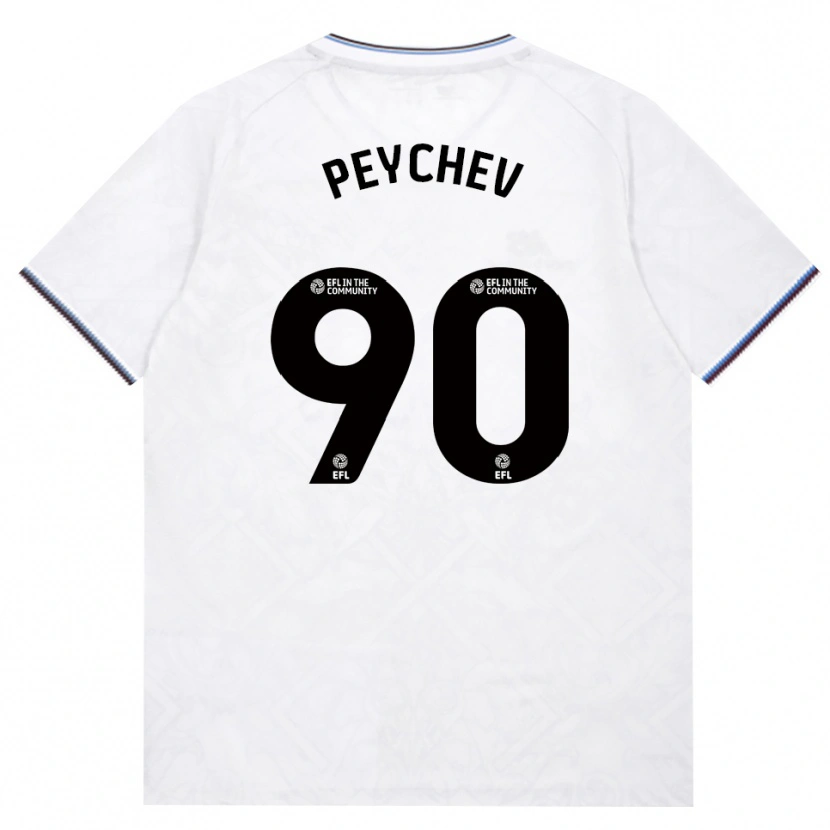 Danxen Herren Martin Peychev #90 Burgund Weiß Auswärtstrikot Trikot 2026/27 T-Shirt