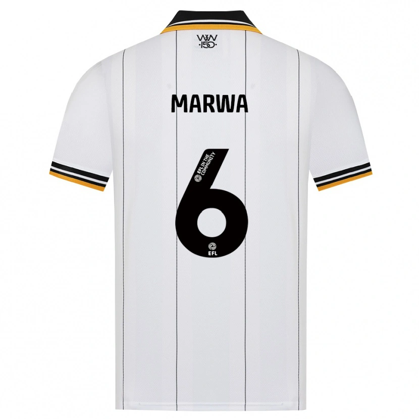 Danxen Herren Bjørn Marwa #6 Orange Weiß Schwarz Auswärtstrikot Trikot 2026/27 T-Shirt