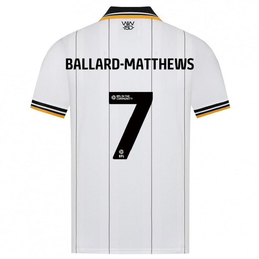 Danxen Herren Emilio Ballard-Matthews #7 Orange Weiß Schwarz Auswärtstrikot Trikot 2026/27 T-Shirt