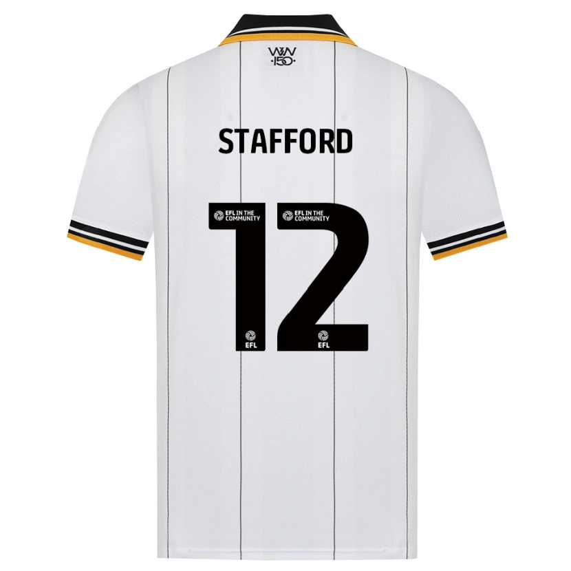 Danxen Herren Ollie Stafford #12 Orange Weiß Schwarz Auswärtstrikot Trikot 2026/27 T-Shirt