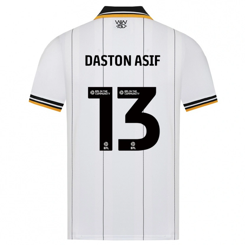 Danxen Herren Daston Asif #13 Orange Weiß Schwarz Auswärtstrikot Trikot 2026/27 T-Shirt