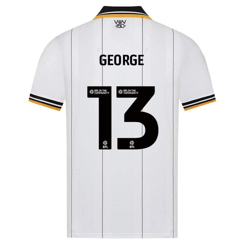 Danxen Herren Harry George #13 Orange Weiß Schwarz Auswärtstrikot Trikot 2026/27 T-Shirt