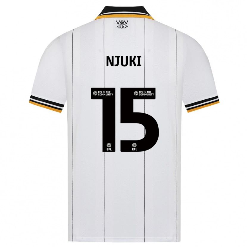 Danxen Herren Shafaat Njuki #15 Orange Weiß Schwarz Auswärtstrikot Trikot 2026/27 T-Shirt