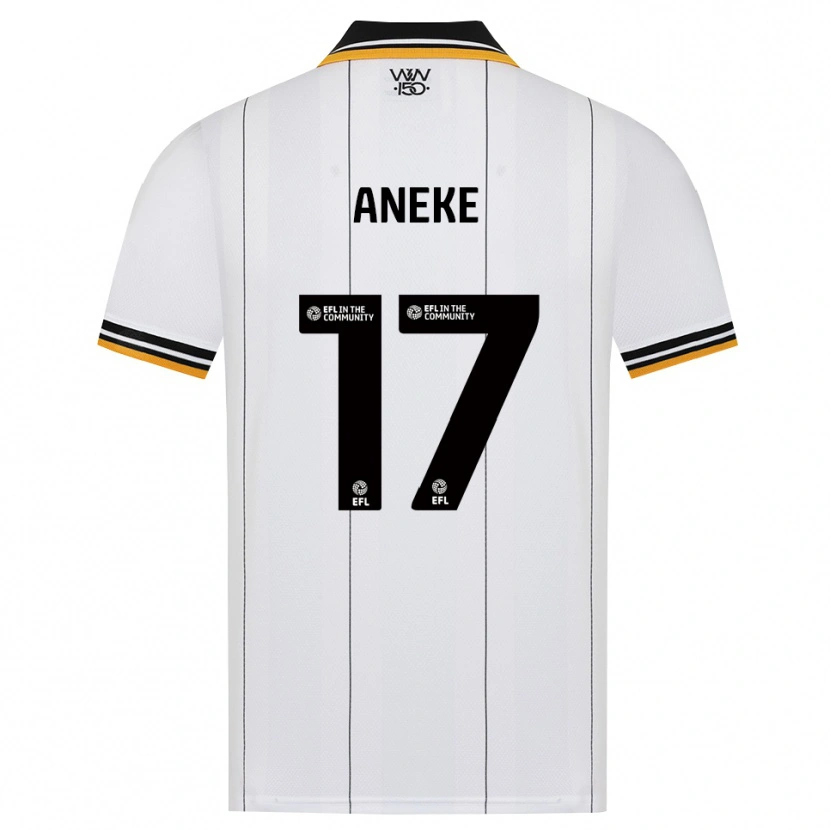 Danxen Herren Aaron Aneke #17 Orange Weiß Schwarz Auswärtstrikot Trikot 2026/27 T-Shirt