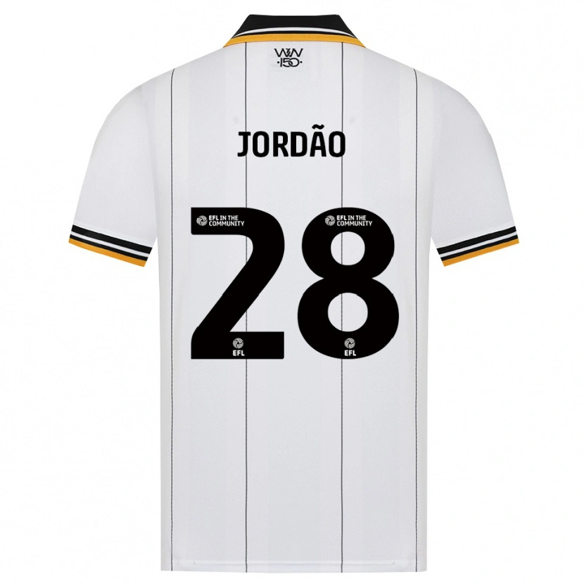Danxen Herren Bruno Jordão #28 Orange Weiß Schwarz Auswärtstrikot Trikot 2026/27 T-Shirt