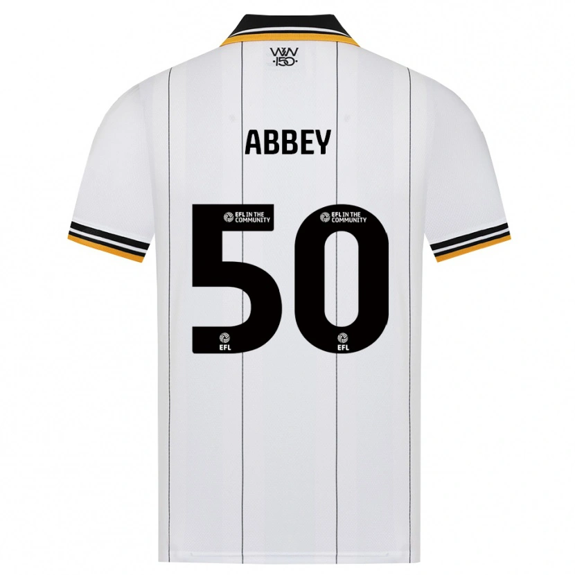Danxen Herren Jerome Abbey #50 Orange Weiß Schwarz Auswärtstrikot Trikot 2026/27 T-Shirt