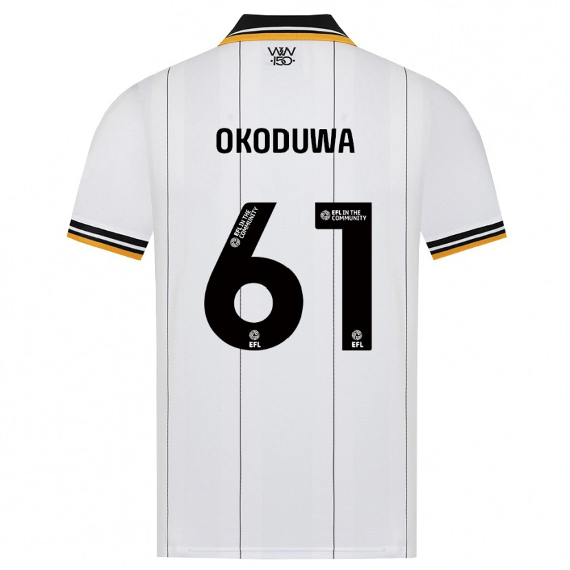 Danxen Herren Wesley Okoduwa #61 Orange Weiß Schwarz Auswärtstrikot Trikot 2026/27 T-Shirt
