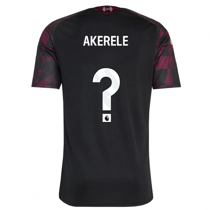 Danxen Herren Kobi Akerele #0 Schwarz Weiß Violett Ausweichtrikot Trikot 2026/27 T-Shirt