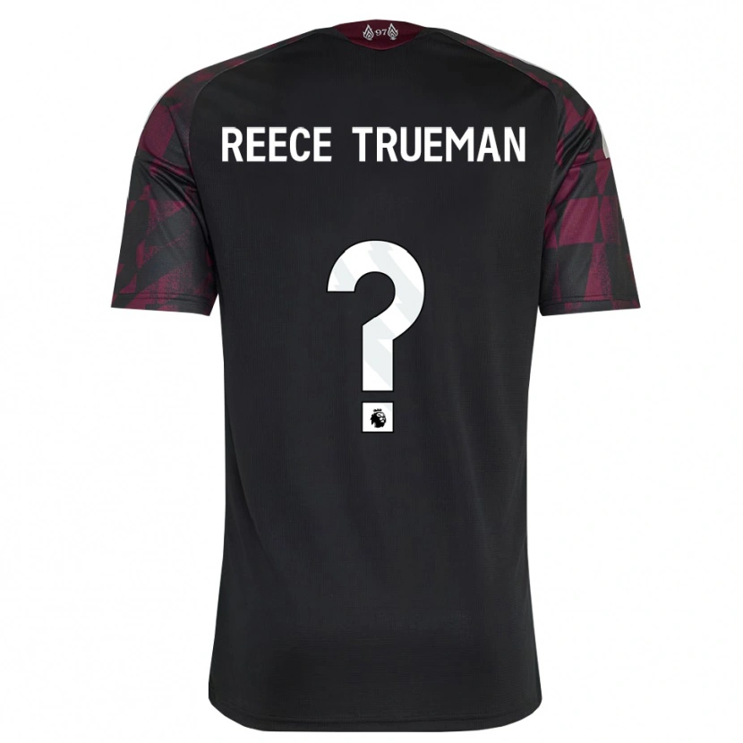 Danxen Herren Reece Trueman #0 Schwarz Weiß Violett Ausweichtrikot Trikot 2026/27 T-Shirt