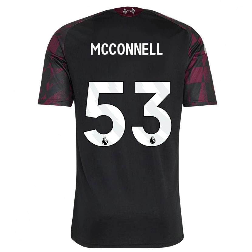 Danxen Herren James Mcconnell #53 Schwarz Weiß Violett Ausweichtrikot Trikot 2026/27 T-Shirt