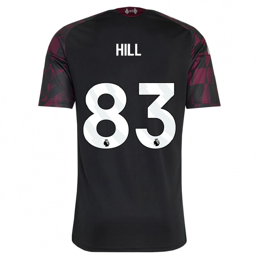 Danxen Herren Thomas Hill #83 Schwarz Weiß Violett Ausweichtrikot Trikot 2026/27 T-Shirt