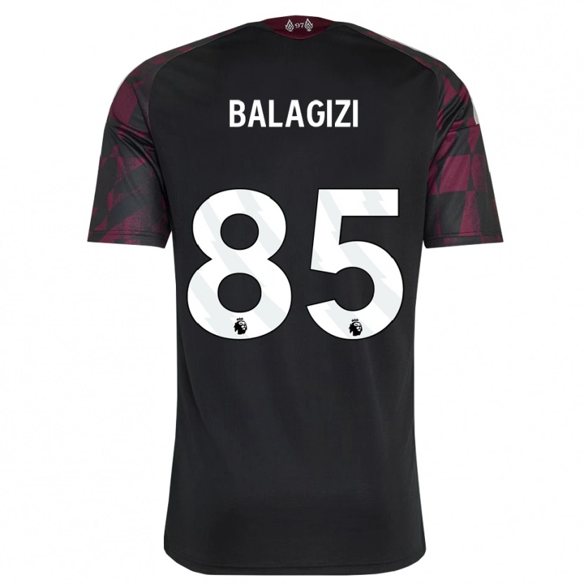 Danxen Herren James Balagizi #85 Schwarz Weiß Violett Ausweichtrikot Trikot 2026/27 T-Shirt
