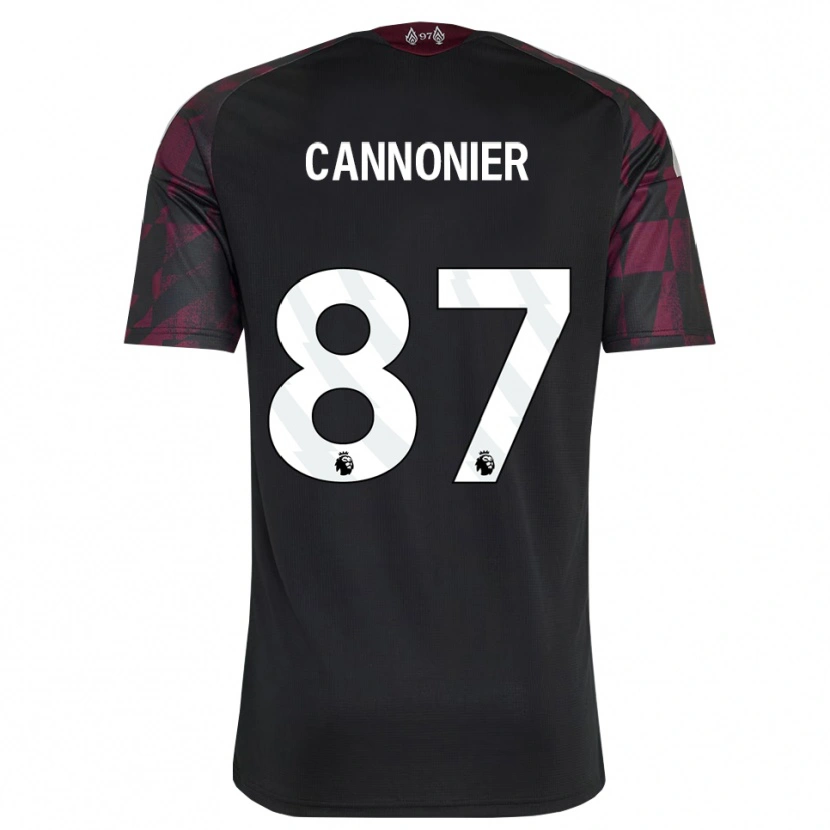 Danxen Herren Oakley Cannonier #87 Schwarz Weiß Violett Ausweichtrikot Trikot 2026/27 T-Shirt